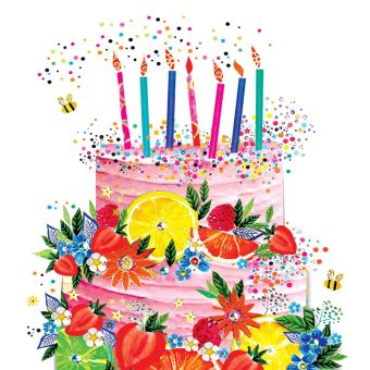 Paperproducts Design Servietten 33x33 cm Cake & Fruits 