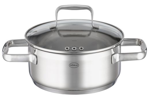 Rösle Bratentopf Ø 20 cm Charm mit Deckel Edelstahl 
