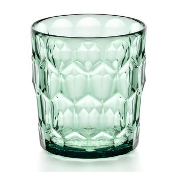 Guzzini Trinkglas niedrig 360 ml Dekor 3 Vanity Matcha green 