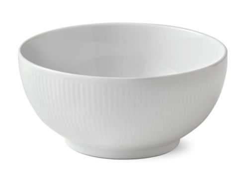 Royal Copenhagen White Fluted Schale 18 cm 