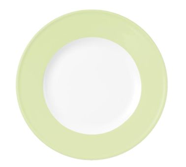 Dibbern Solid Color Pistazie Teller Flach 21 cm Fahne 