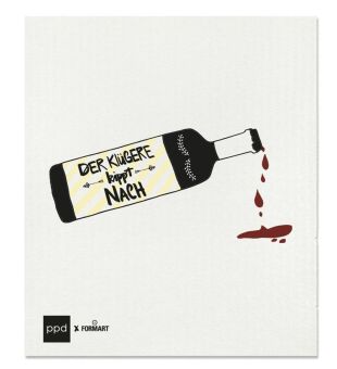 Paperproducts Design Spültuch Der Klügere kippt nach 