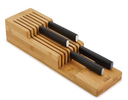 JosephJoseph DrawerStore Bamboo 2-stufiger Messer-Organizer Holz 