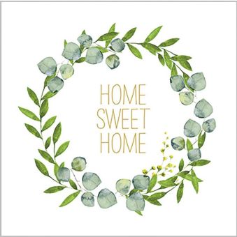 Paperproducts Design Servietten 25x25 cm Home Sweet Home 
