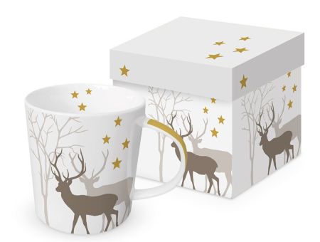 Paperproducts Trend Mug Winter Deers white 
