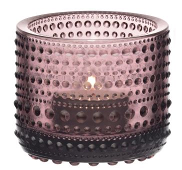 iittala Kastehelmi Windlicht violett 64 mm 