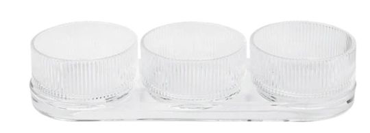 Stelton Pilastro Tapas Set clear 