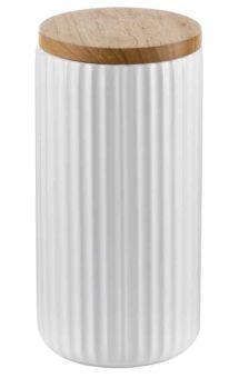 Kela Vorratsdose Maila Weiß H 20,5 cm / Ø 10,5 cm / 1l 