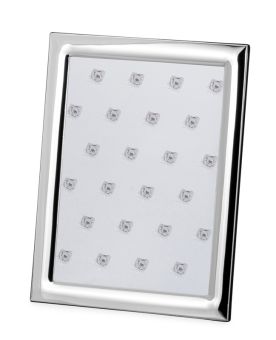 Hermann Bauer jun. Fotorahmen glatt mit Holzrücken 13x18 cm versilbert 