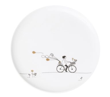 Räder Hobby Geschenkteller Radfahren Ø 15 cm 