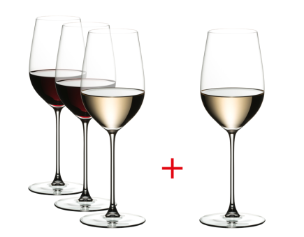 Riedel Veritas Riesling/Zinfadel Pay 3 Get 4 