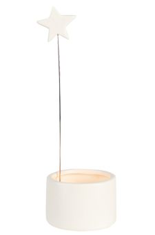 Räder Teelichthalter Stern Ø 6 cm H 19,5 cm 