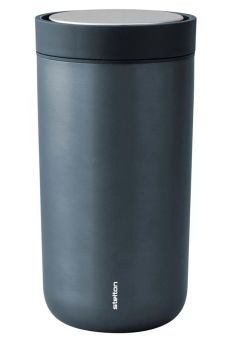Stelton To Go Click Stahl 0,2 L Blau Metallic 