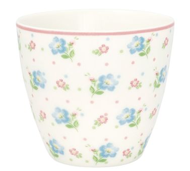 Greengate Becher Rosalia white 