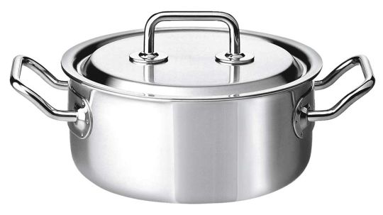 Spring Brigade Premium Bratentopf nieder mit Deckel 20 cm 