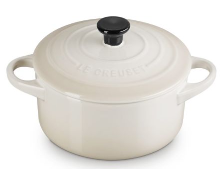 Le Creuset Mini-Cocotte Klassik Rund 14 cm Meringue Poterie 