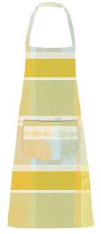 Garnier-Thiebaut Schürze Mille Lieues Aube 75x85 Cm Beschichtet 100% Gekämmte Baumwolle Wasserdichte Beschichtung 