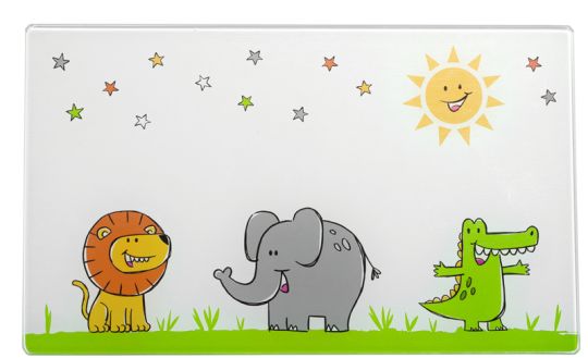 Leonardo Brettchen Glas 25x15 cm L/Kr/El Bambini 