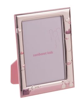 Sambonet Kids Pink Bike Rahmen 9x13 cm 