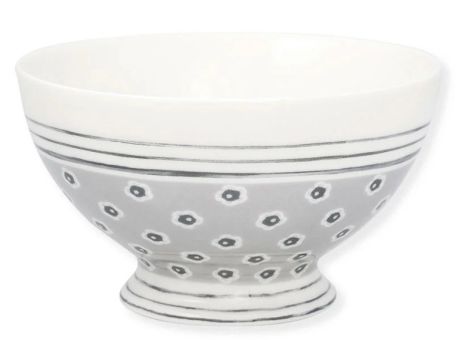 Greengate Suppenschale Malia grey 