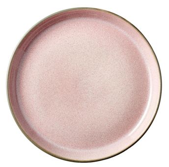 Bitz Brotteller 17 cm grau/hellpink 