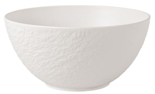 Villeroy & Boch Manufacture Rock Blanc Salatschüssel 24x24x12 cm 