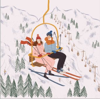 Paperproducts Servietten 33x33 cm Zermatt 