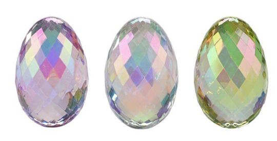 Gift Company Ciel coloré Ei M 3fach sortiert mint/lila/transparent irisierend 