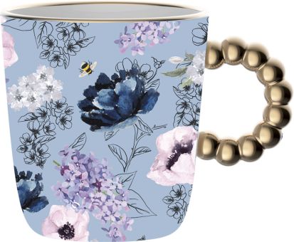 Bialetti Set 2 Kaffeebecher Bridgerton Porzellan (320 ml) 