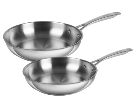Kuhn Rikon Allround Bratpfannen Set unbeschichtet 24 + 28 cm 