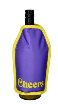 Gift Company Froid Kühlmanschette Motiv: Cheers my dears! lila/gelb 