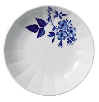 Royal Copenhagen Blomst Pastateller Rose 24 cm 