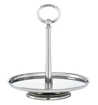 Sambonet Elite Edelstahl 18/10 Gebäckschale auf Fuß 18,5 cm 