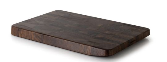 Continenta Schneidebrett 38x25x3 cm Walnuss Stirnholz 