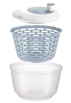 Westmark Salatschleuder Spinderella 4,4 L rutschfest blau 