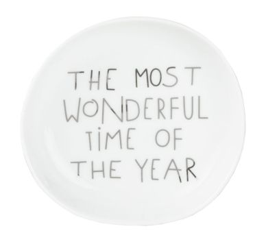 Räder Weihnachtsschälchen The most wonderful time Ø 10,5 cm H 2 cm 