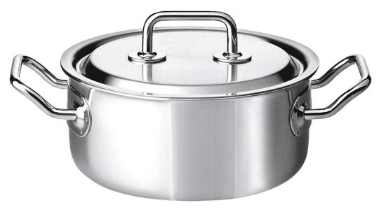Spring Brigade Premium Bratentopf nieder mit Deckel 22 cm 