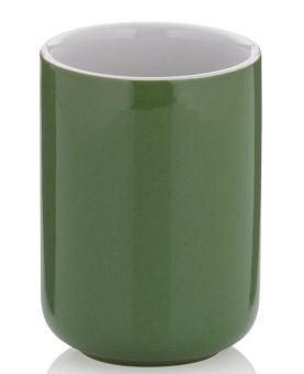 Kela Becher Isabella Keramik blattgrün 10 cm 7,5 cmØ 