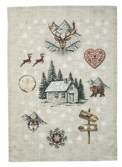 Pichler Geschirrtuch 50x70 cm Keystone rot 