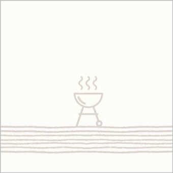 Paperproducts Design Servietten 33x33 cm Pure BBQ 