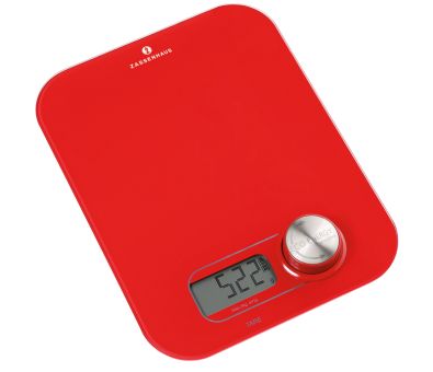 Zassenhaus Digital-Waage Eco Energy Rot 