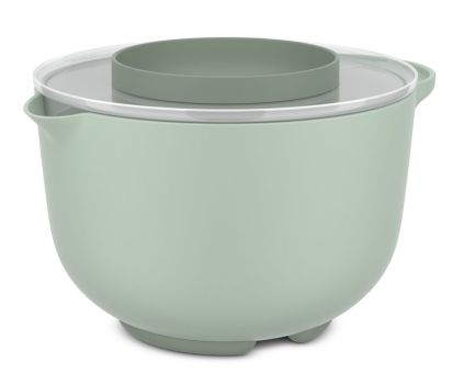 Mepal Rührschüssel Chef It 3000 ml mit Spritzschutzdeckel Nordic Sage 