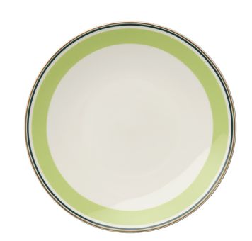 Dibbern Capri Teller 24 cm Maigrün / Dunkelgrün 