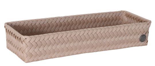 Handed By Korb rechteckig Fit Long caffè latte 