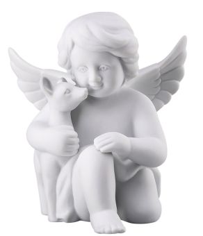 Rosenthal Selection Engel mit Bambi Mittel Weiss Matt 