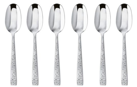 Sambonet Set 6 Mokkalöffel Cometa Edelstahl 18/10 