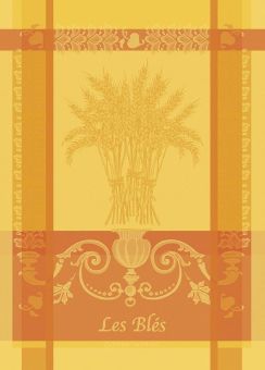 Garnier-Thiebaut Geschirrtuch Les Bles Safran 56x77 cm 