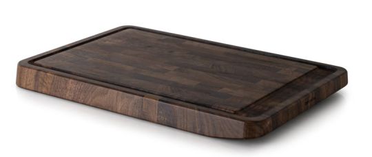 Guzzini Schneidebrett 42x29x3,5cm Walnuss Stirnholz 