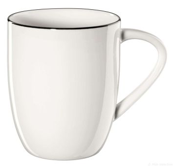 ASA Selection À Table Henkelbecher H 9 cm Ø 8,5 cm Ligne Noire 