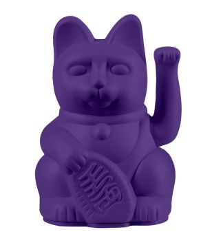 Donkey Winkekatze Mini Lucky Cat Violet 